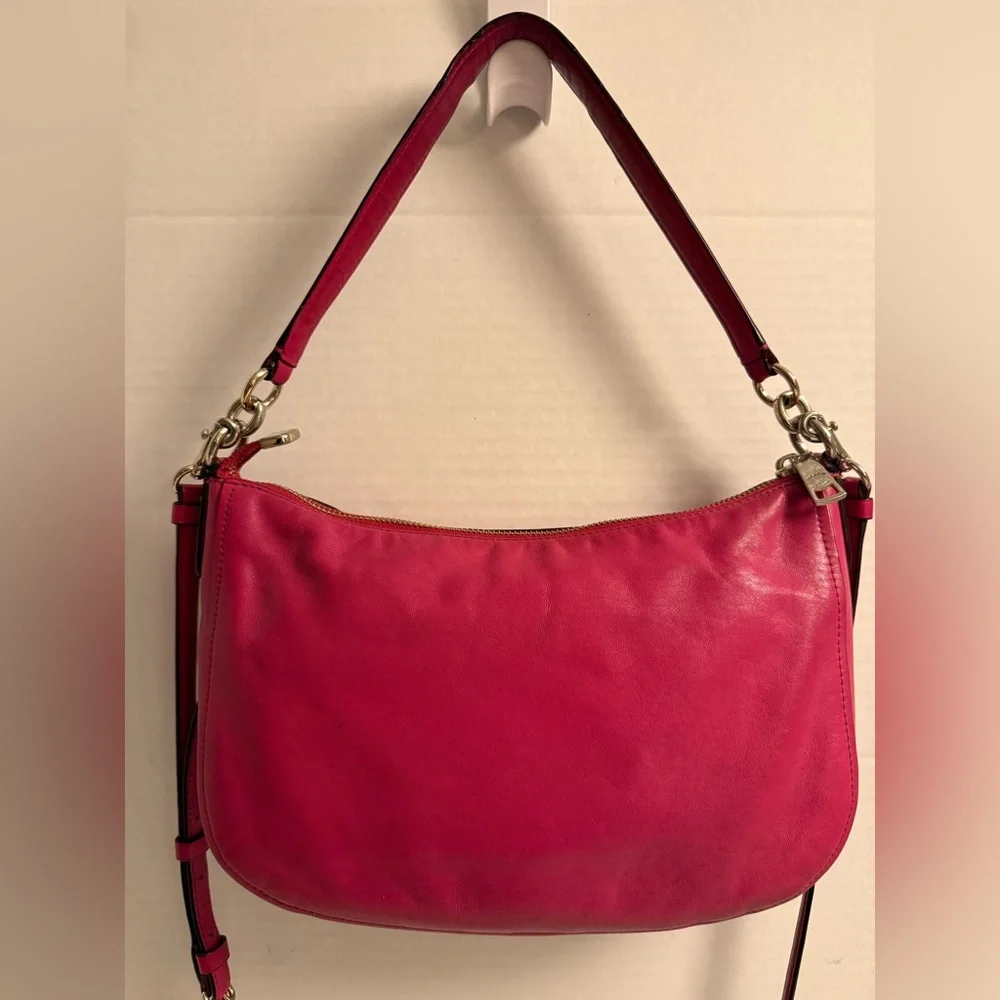 🌸 Vintage Y2K Coach Pink Leather Crossbody / Shoulder Bag 🌸 - Picture 9 of 12